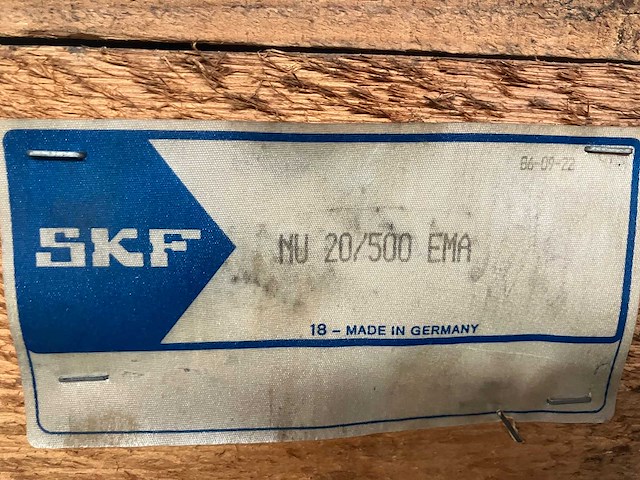 Large skf bearings nu 20/500 ema - afbeelding 1 van  2