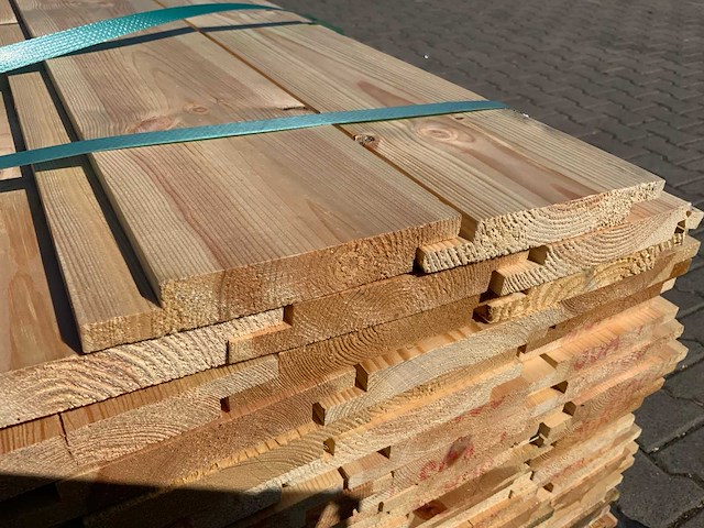 Lariks halfhouts 3600x145x20mm (200x) - afbeelding 4 van  6