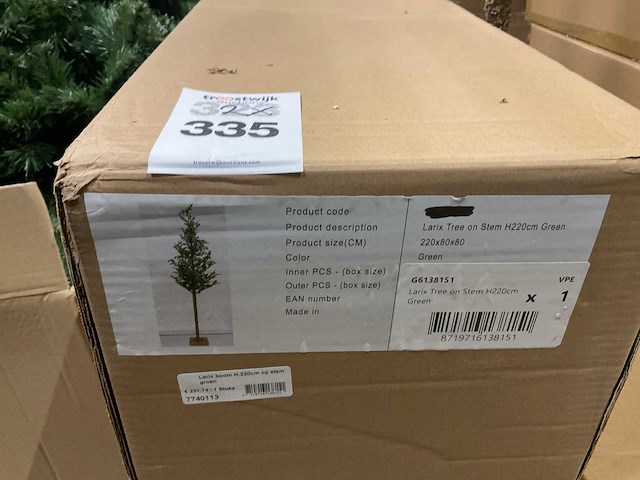 Lariks tree on stam kunstboom (2x) - afbeelding 3 van  4