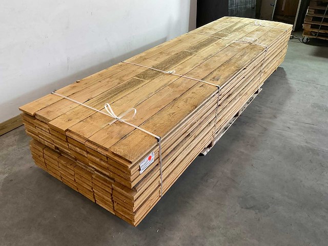 Lariks/douglas kantplank 400x20x2.2 cm (132x) - afbeelding 2 van  7