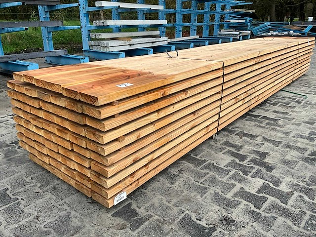 Lariks/douglas ligger 4.5x14.5x500 cm (65x) - afbeelding 2 van  5