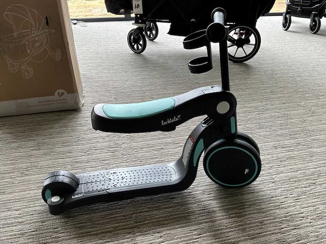 Larktale caravan dubbele kinderwagen - afbeelding 10 van  14