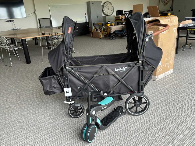 Larktale caravan dubbele kinderwagen - afbeelding 6 van  14