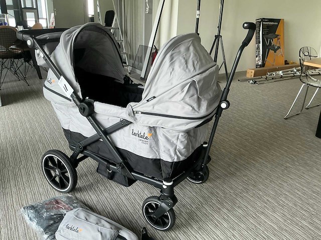 Larktale caravan dubbele kinderwagen - afbeelding 10 van  12