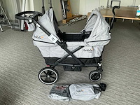 Larktale caravan dubbele kinderwagen - afbeelding 11 van  12