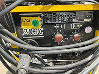 Las 203c mig/mag lasapparaat 200a 3-fase inclusief lastoorts, reduceerventiel en gasfles - afbeelding 2 van  10
