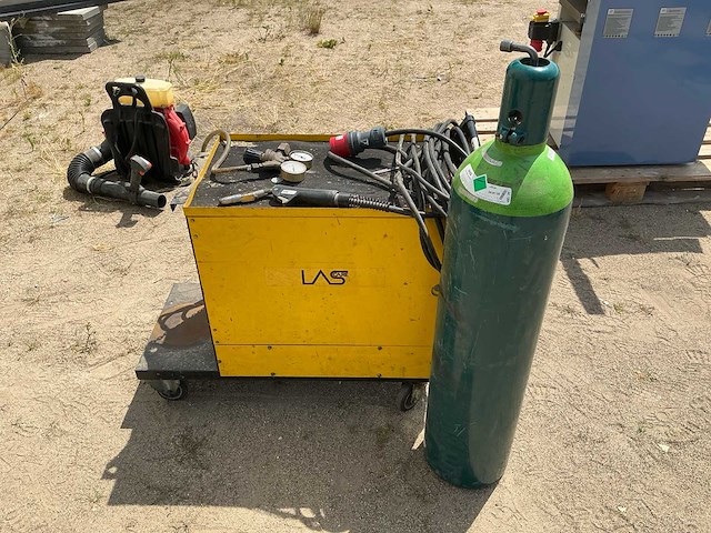 Las 203c mig/mag lasapparaat 200a 3-fase inclusief lastoorts, reduceerventiel en gasfles - afbeelding 3 van  10