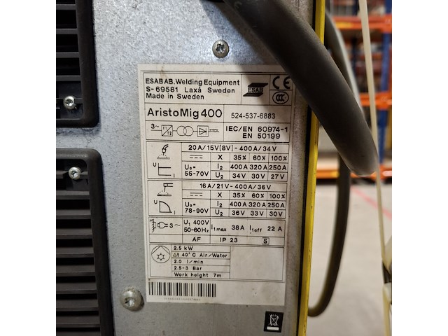 Las apparaat, esab, s69581 - afbeelding 7 van  15