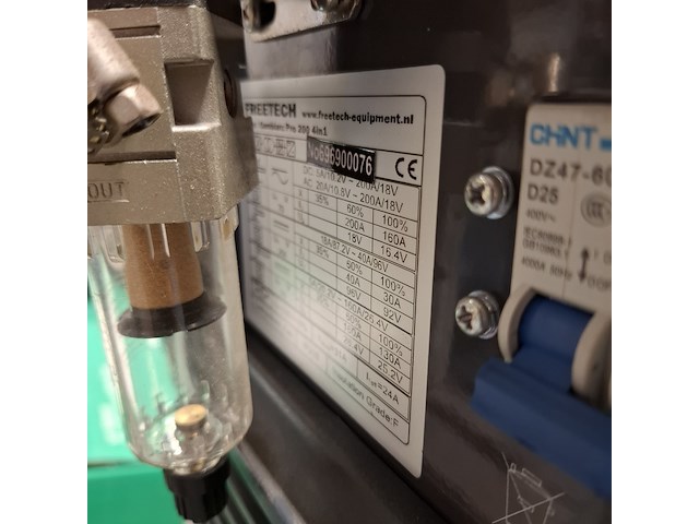 Lasapparaat 4 in 1 watergekoeld, freetech, combiarc pro 200 , groen - afbeelding 9 van  24