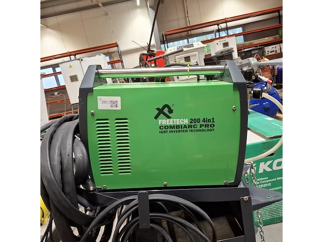 Lasapparaat 4 in 1 watergekoeld, freetech, combiarc pro 200 , groen - afbeelding 19 van  24