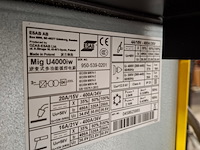 Lasapparaat, esab, mig u4000i / aristofeed 3004 - afbeelding 2 van  10