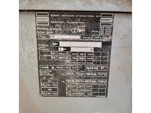 Lasapparaat howard, tg-200c - afbeelding 7 van  7
