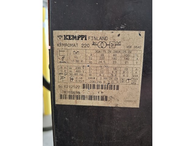 Lasapparaat kemppi, kempomat 220 - afbeelding 5 van  9