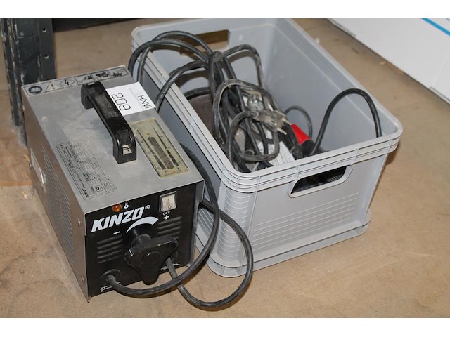 Lasapparaat kinzo 311.380 met diverse elektroden. - afbeelding 1 van  3