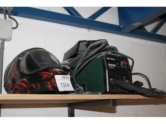 Lasapparaat parkside pifds 120 a1 met lashelm. - afbeelding 2 van  3