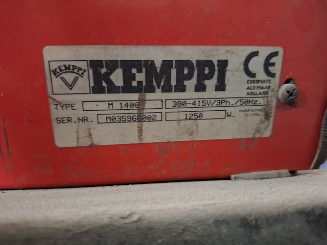 Lasdamp-afzuiginstallatie kemppi, m1400 - afbeelding 7 van  7