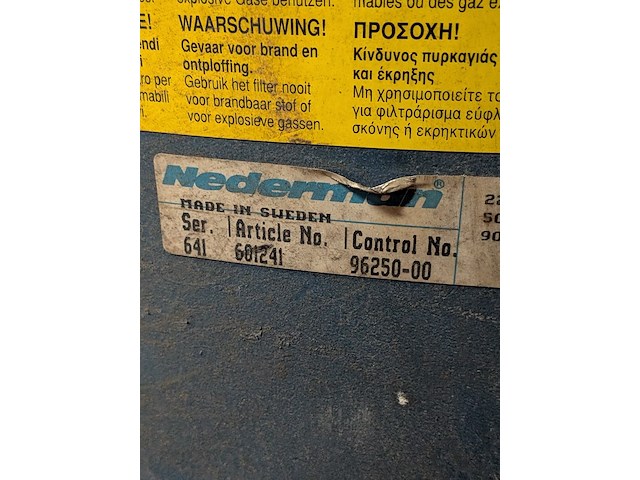 Lasdampafzuiger nederman, 542, bouwjaar 1996 - afbeelding 5 van  7