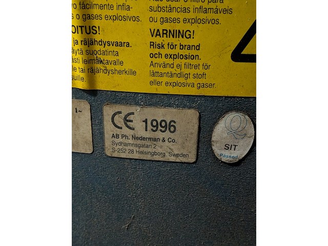 Lasdampafzuiger nederman, 542, bouwjaar 1996 - afbeelding 6 van  7