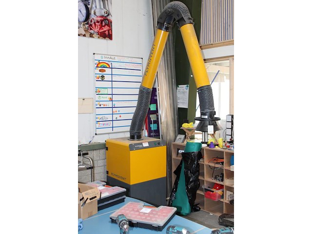 Lasdampafzuiger plymovent mobilego plus met 3 meter arm. bouwjaar 2022. - afbeelding 3 van  5