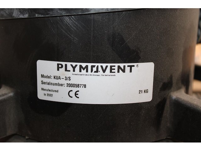 Lasdampafzuiger plymovent mobilego plus met 3 meter arm. bouwjaar 2022. - afbeelding 4 van  5