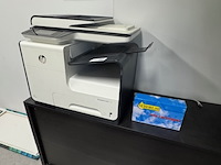 Laser kleurenprinter hp, hp page wide pro mfp 477dw, met nieuwe 4-delige set toners - afbeelding 1 van  5