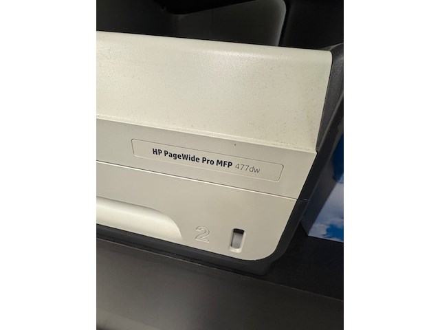 Laser kleurenprinter hp, hp page wide pro mfp 477dw, met nieuwe 4-delige set toners - afbeelding 2 van  5
