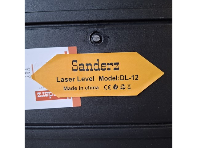 Laser level, sanderz, dl-12, geel - afbeelding 2 van  10