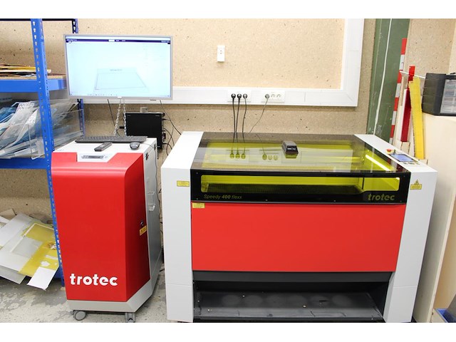 Laser-snijmachine trotec speedy 400 flexx 120/20w ac met trotec atmos duo plus f9 230 compressor met 2x 320... - afbeelding 8 van  15