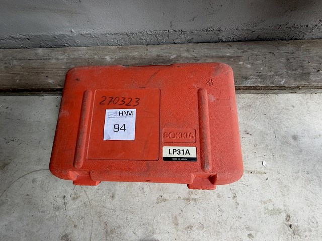 Laser sokkia lp31a in koffer, accu slecht - afbeelding 3 van  3
