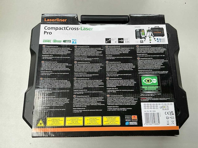 Laserliner compactcross-laser pro bouwlaser set - afbeelding 3 van  4