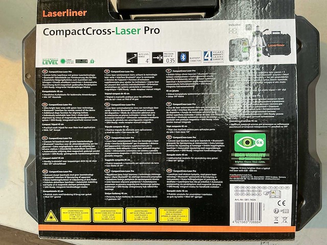 Laserliner compactcross laser pro bouwlaser - afbeelding 2 van  3