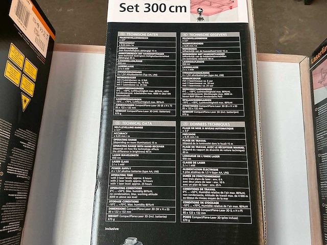 Laserliner compactplane laser 3d bouwlaserset - afbeelding 3 van  4