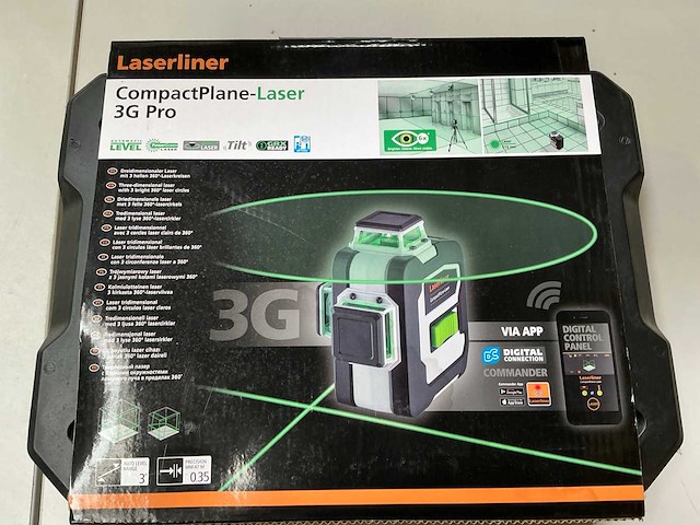 Laserliner compactplane-laser 3g pro bouwlaser set - afbeelding 2 van  5