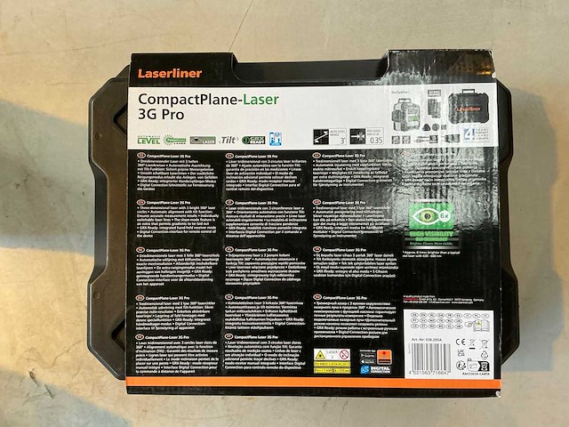 Laserliner compactplane laser 3g pro bouwlaser - afbeelding 2 van  3