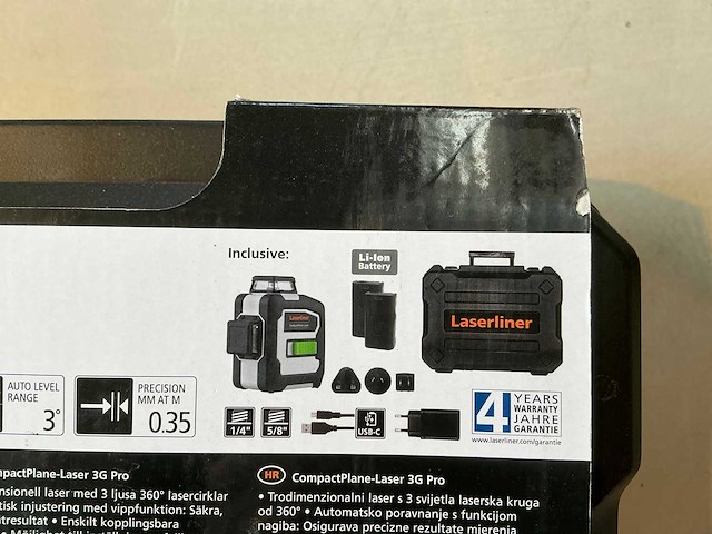 Laserliner compactplane laser 3g pro bouwlaser - afbeelding 3 van  3