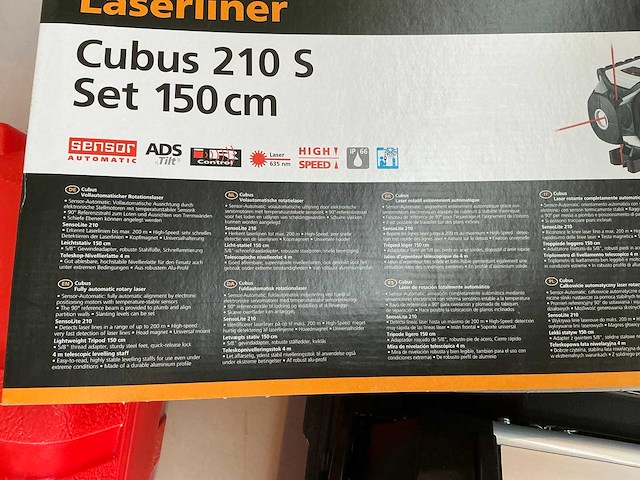 Laserliner cubus 210s bouwlaser - afbeelding 6 van  7