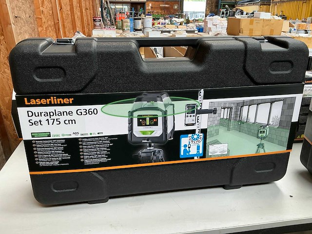 Laserliner duraplane g360 set 175 cm bouwlaser set - afbeelding 2 van  5