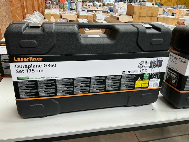 Laserliner duraplane g360 set 175 cm bouwlaser set - afbeelding 3 van  5