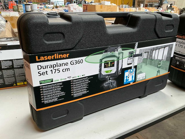 Laserliner duraplane g360 set 175 cm bouwlaser set - afbeelding 1 van  5