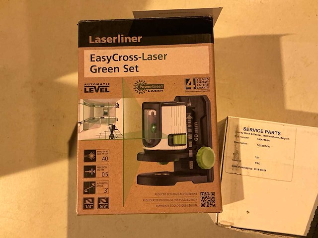 Laserliner easycross laser green bouwlaser - afbeelding 2 van  4