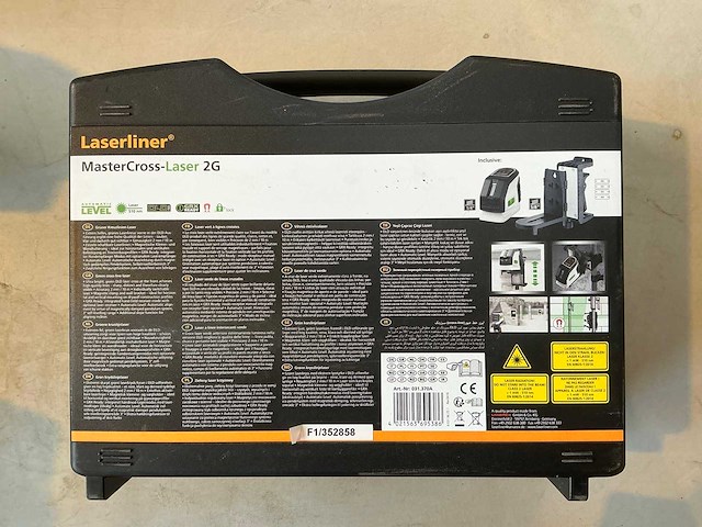 Laserliner mastercross laser 2g bouwlaser - afbeelding 3 van  3