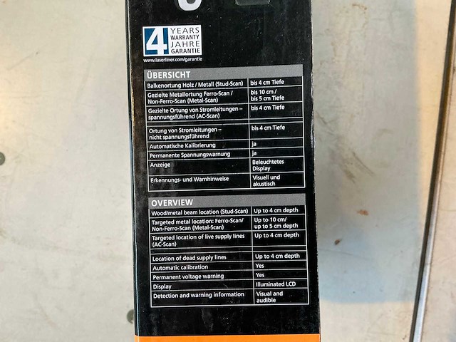 Laserliner multifinder pro localisatieapparaat - afbeelding 3 van  3
