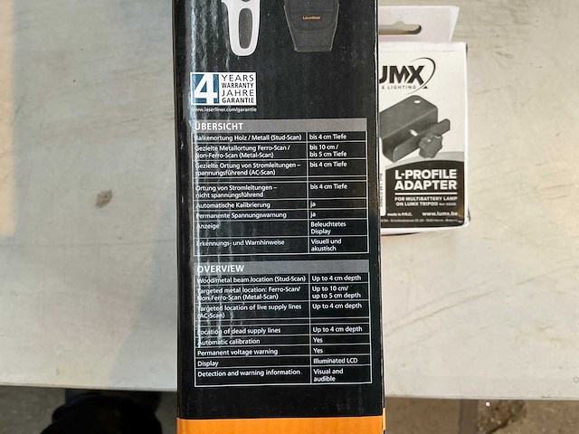 Laserliner multifinder pro localisatieapparaat - afbeelding 3 van  3