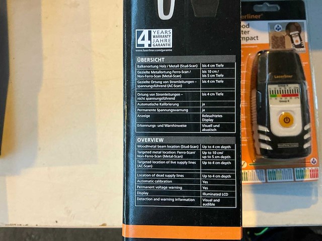 Laserliner multifinder pro lokalisatieapparaat - afbeelding 2 van  3