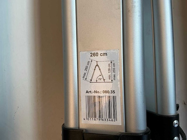 Laserliner p260 080.35 spindelstatief 260cm - afbeelding 4 van  5