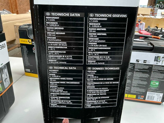 Laserliner rollpilot d12 elektronisch meetwiel - afbeelding 6 van  6