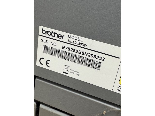 Laserprinter, brother, hl-2350dw§, grijs - afbeelding 3 van  3