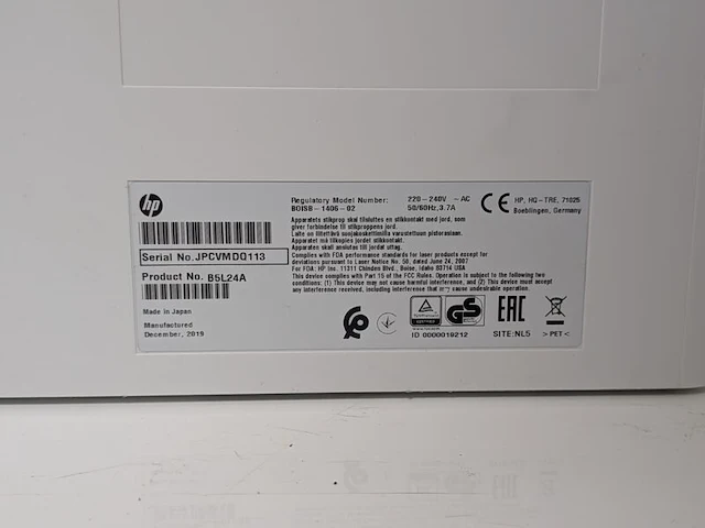 Laserprinter, hp, color laserjet enterprise m553 - afbeelding 6 van  6