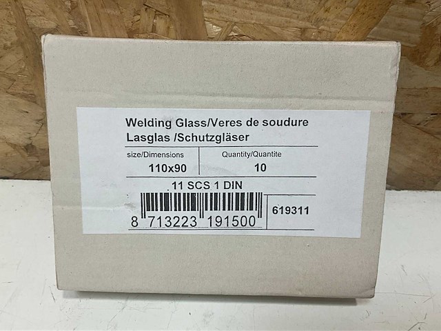 Lasglas 110x90mm (40x) - afbeelding 1 van  2
