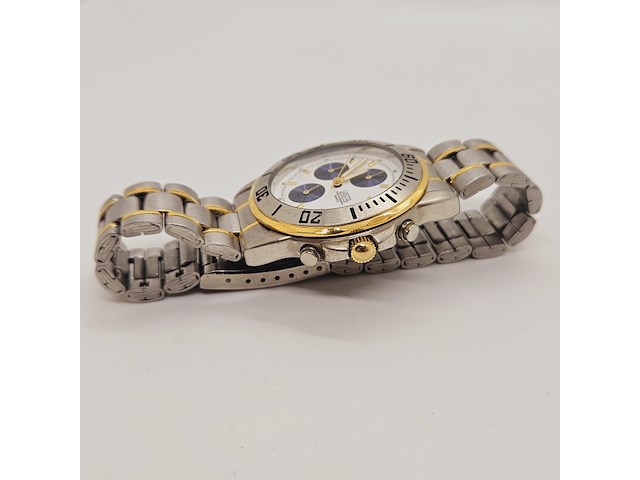 Lasita two tone chronograaf herenhorloge - afbeelding 5 van  6